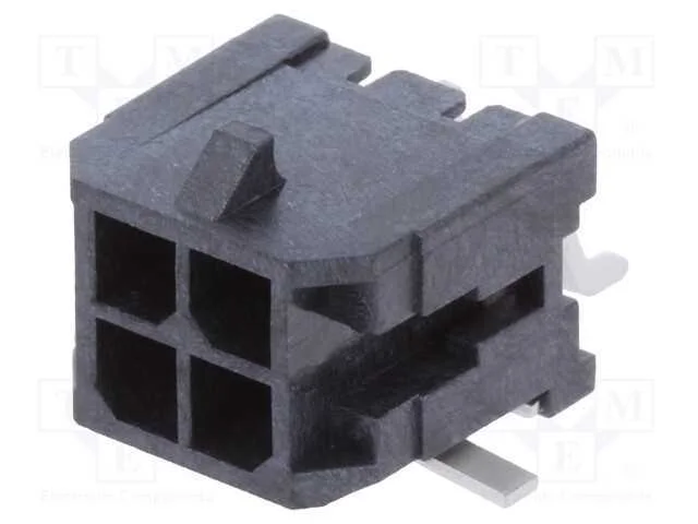 Tomada, fio-placa, macho, Micro-Fit 3.0, 3mm, PIN.