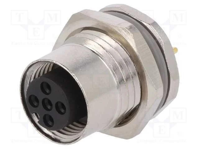 Tomada, M12, Pin: 4, Fêmea, Código A-Devicenet / Canopen, Tht, Ip67