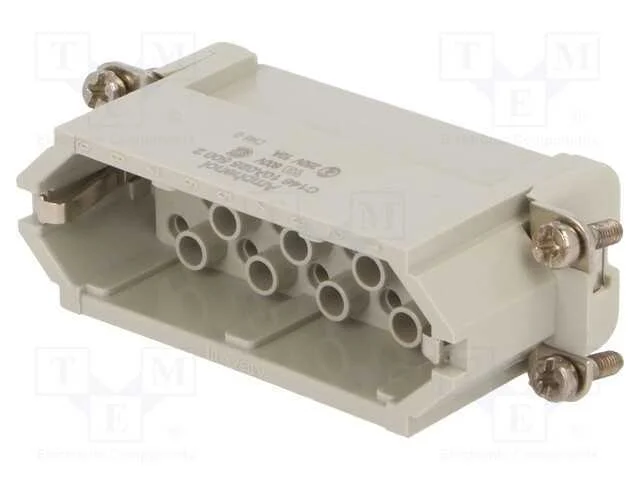 Conector: HDC, inserto de contatos, macho, C146,h.