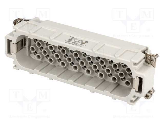 Conector: HDC, inserto de contatos, macho, C146,h.