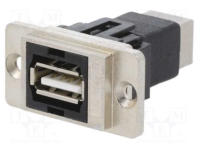 Conector, Dualslim, Dourado, Usb a Tomada,Usb B Tomada, 29mm