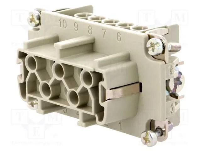 Conector: HDC, inserto de contatos, f&ecirc;mea, C146, .