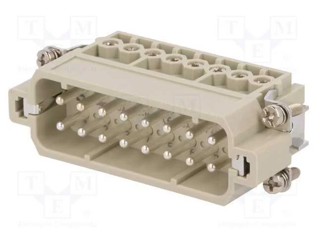 Conector: HDC, inserto de contatos, macho, DA, PI.