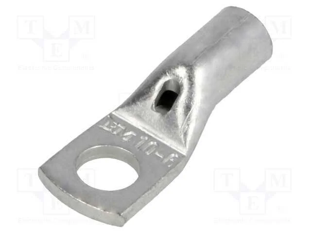 Terminal: anel tubular, M6, 10mm2, cerrar, com ca.