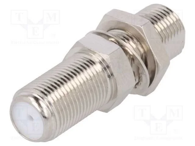 Conector, F tomada x2, 75O, para painel,torcidos,.
