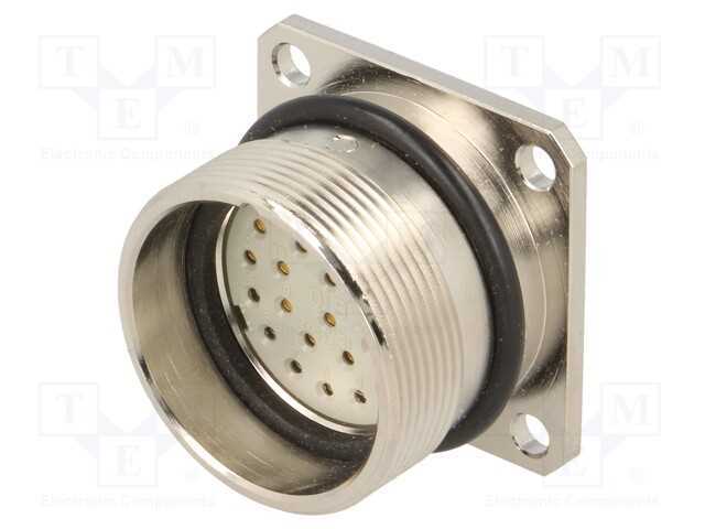 Conector: M27, Zylin, Tomada, Fêmea, Solda, Pin: .