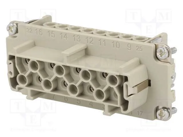 Conector: HDC, inserto de contatos, fêmea, C146, .