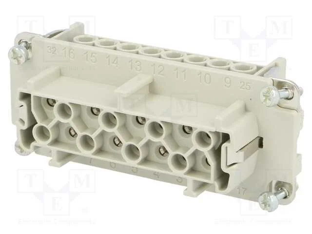Conector: HDC, inserto de contatos, fêmea, C146, .