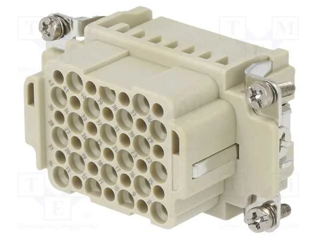 Conector: HDC, inserto de contatos, fêmea, DDD, P.