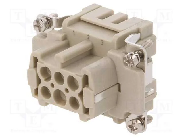 Conector: HDC, inserto de contatos, fêmea, DE, PI.