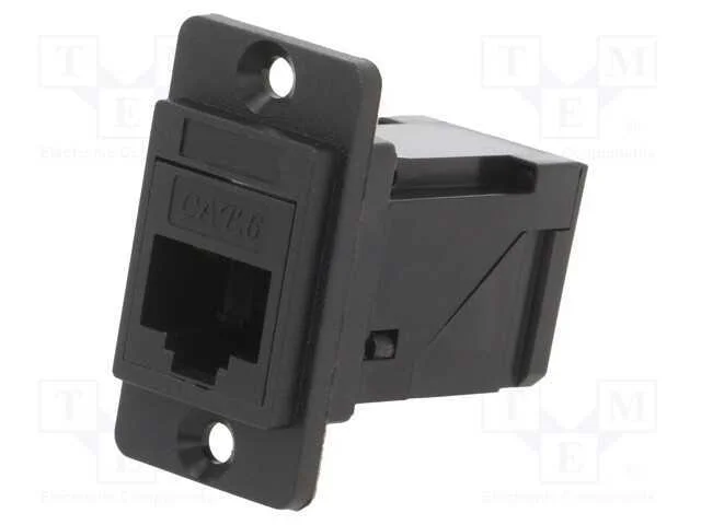 Conector, DUALSLIM, Cat: 6, Sistema: 8p8c, angula.