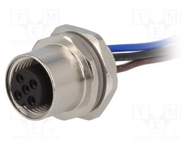 Tomada, M12, Pin: 3, Fêmea, Código A-Devicenet / Canopen, Fios