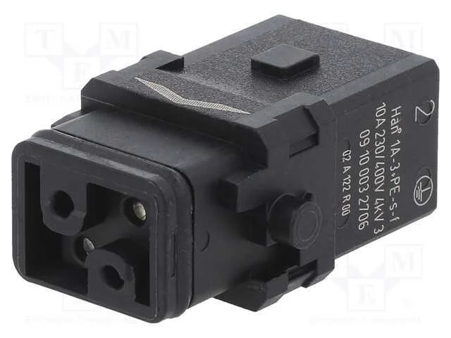 Conector: HDC, inserto de contatos, f&ecirc;mea, Han 1A.