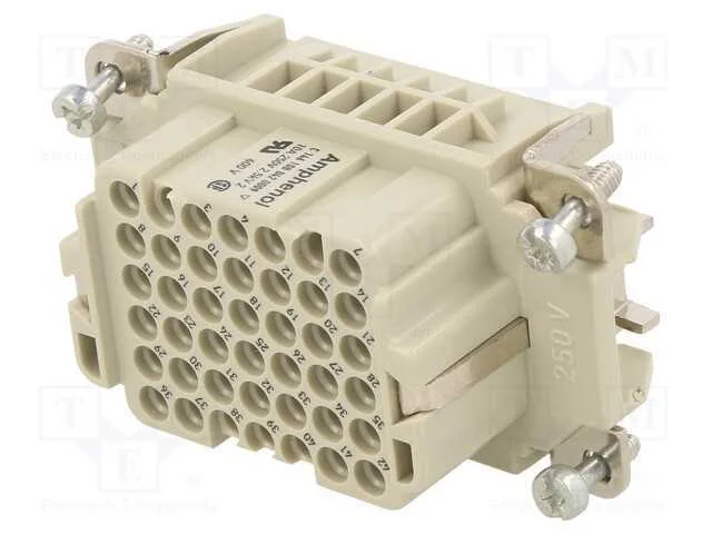 Conector: HDC, inserto de contatos, fêmea, C146,h.