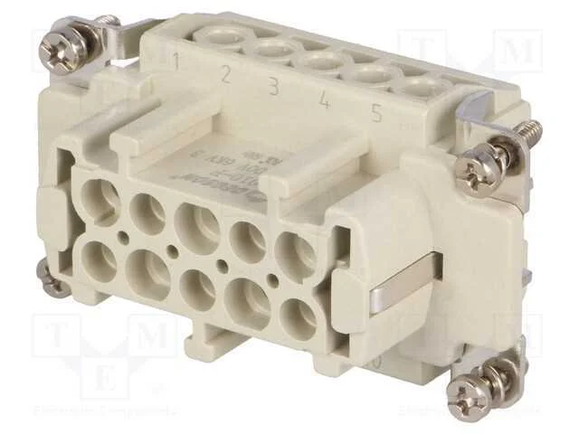 Conector: HDC, inserto de contatos, fêmea, DE, PI.