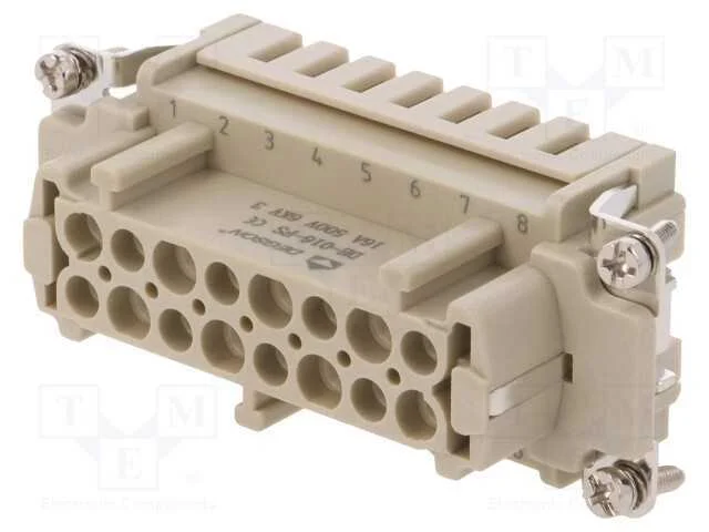 Conector: HDC, inserto de contatos, fêmea, DE, PI.