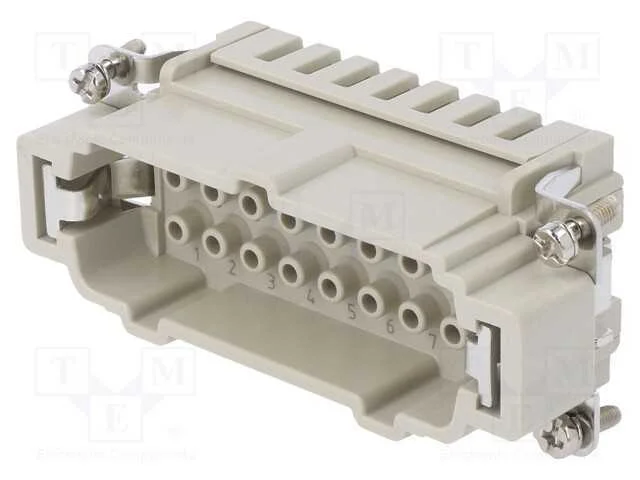 Conector: HDC, inserto de contatos, macho, DE, PI.