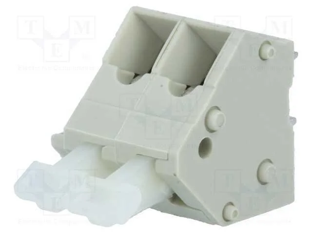 Pcb Bloco Terminal, Angulares 45, 5mm, Faixas: 2, para Pcb, 24a