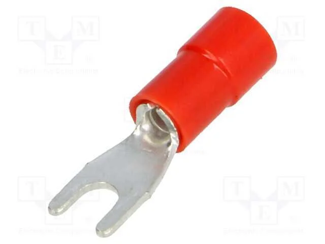 Terminal: terminal forquilha, M3, : 3,2mm, 0,25÷1.