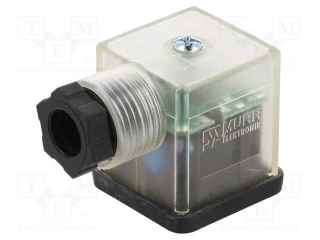 Conector: de válvulas, ficha, formato A, 18mm, fê.