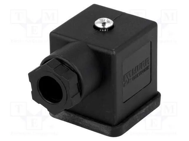 Conector: de válvulas, ficha, formato A, 18mm, fê.