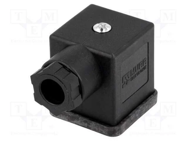 Conector: de V&aacute;lvulas, Ficha, Formato A, 18mm, F&ecirc;mea, Pin: 4, 6&divide;8mm