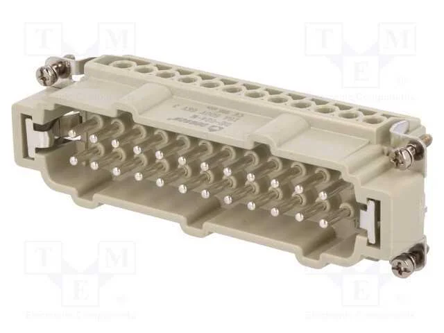 Conector: HDC, inserto de contatos, macho, DE, PI.