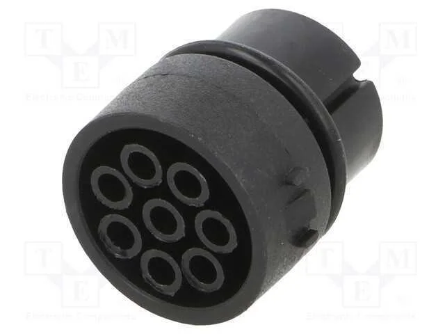 Conector: redondos, inserto de contatos, fêmea, P.