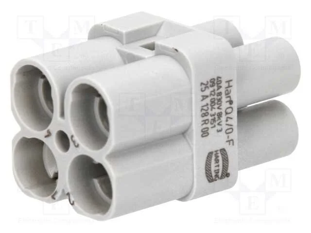 Conector: HDC, inserto de contatos, fêmea, Han Q,.