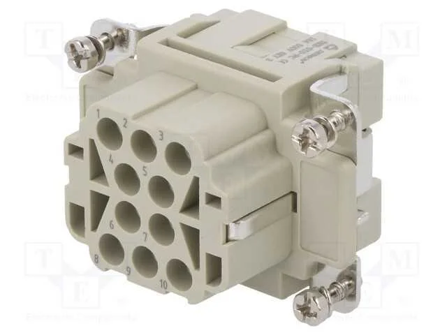 Conector: HDC, inserto de contatos, fêmea, DEE, P.
