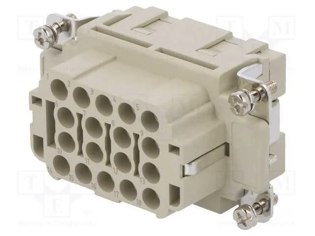 Conector: HDC, inserto de contatos, fêmea, DEE, P.