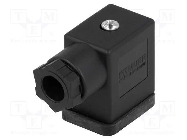 Conector: de válvulas, ficha, formato B, 10mm, fê.