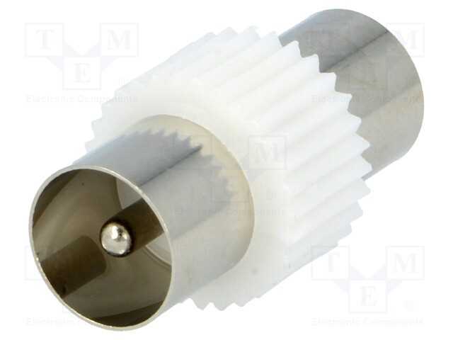 Conector, Coaxial 9,5mm Ficha,Em Ambos Os Lados, Simples