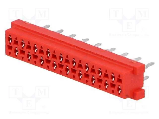 Micro-Match, Tomada, Fêmea, Pin: 18, Tht, para Pcb, Sistema: 2x9