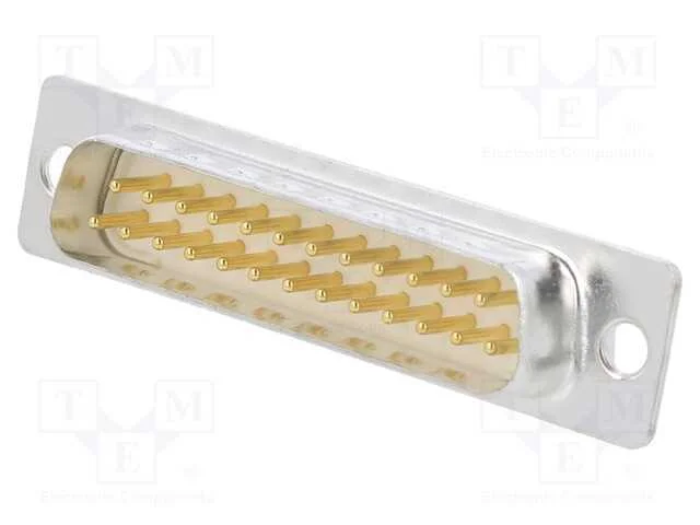 D-Sub, PIN: 25, ficha, macho, solda, Versão: cont.