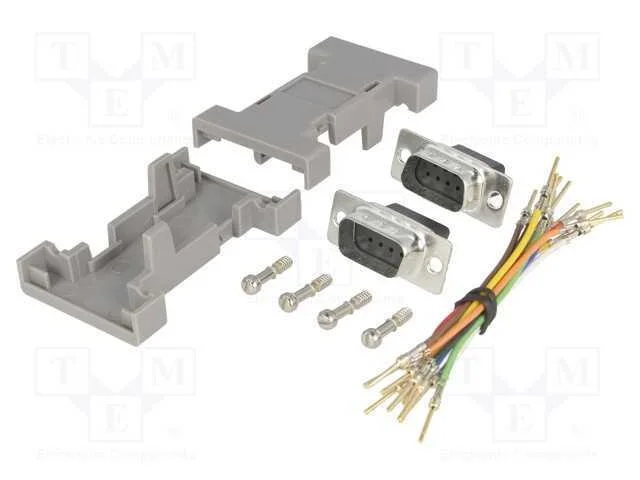Passo: adaptador, D-Sub 9pin masculino,em ambos o.