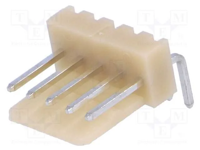Conector: fio-placa, tomada, macho, PIN: 5, THT, .