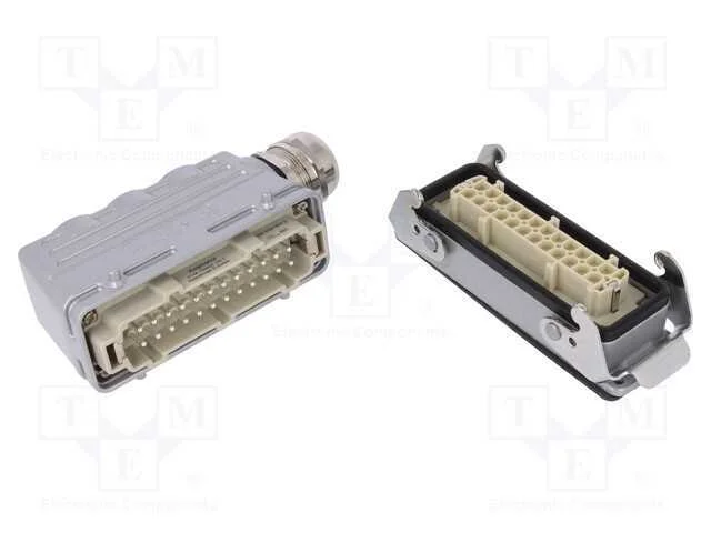 Conector: HDC, macho + fêmea, C146, PIN: 24, 24+P.