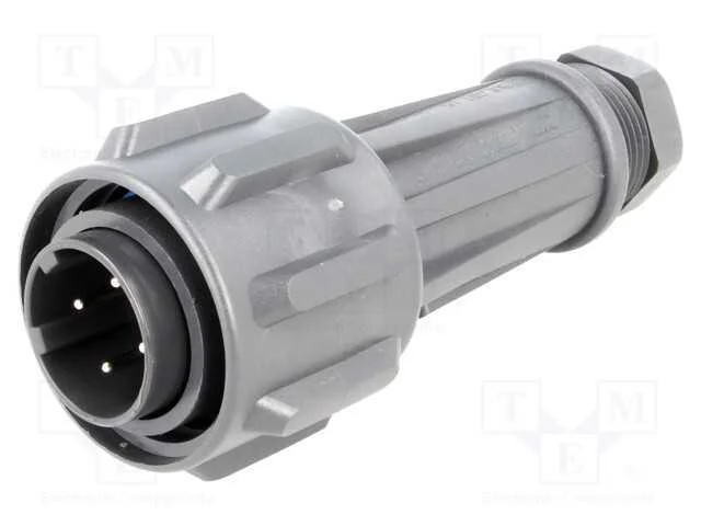 Conector: redondos, ficha, macho, PIN: 4, rosca i.