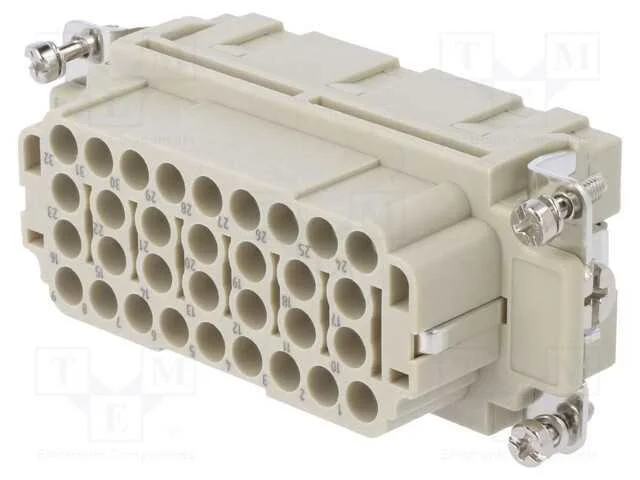 Conector: HDC, inserto de contatos, fêmea, DEE, P.