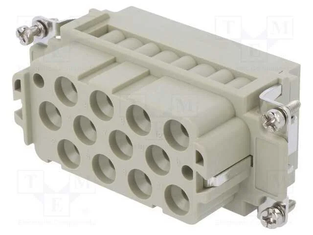 Conector: HDC, inserto de contatos, fêmea, DK, PI.
