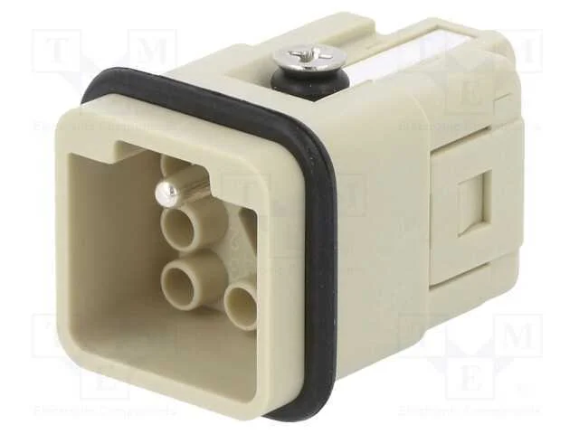 Conector: HDC, inserto de contatos, macho, DQ, PI.
