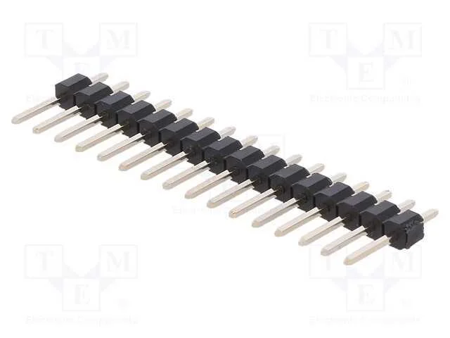 Barra de Pinos, Pinos, Macho, Pin: 16, Simples, 2,54mm, Tht, 1x16