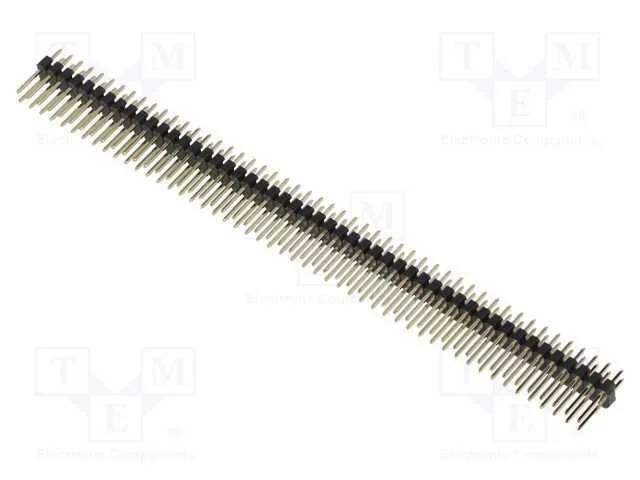 Barra de pinos, pinos, macho, PIN: 100, simples, .