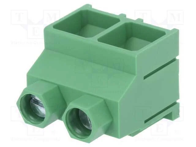 PCB bloco terminal, angulares 90, 9,52mm, faixas:.