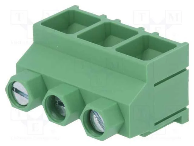Pcb Bloco Terminal, Angulares 90, 9,52mm, Faixas: 3, para Pcb