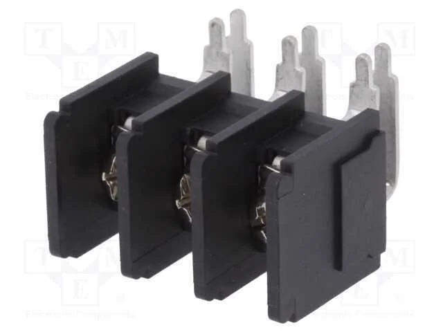 PCB bloco terminal, angulares 90, 11mm, faixas: 3.