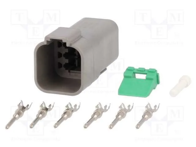 Conector: Fio-Fio, Dt, Macho, Ficha, com Cabo, Pin: 6, Cerrar, Ip68