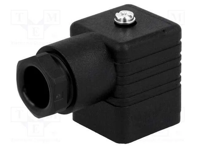 Conector: de válvulas, ficha, formato A, 18mm, fê.