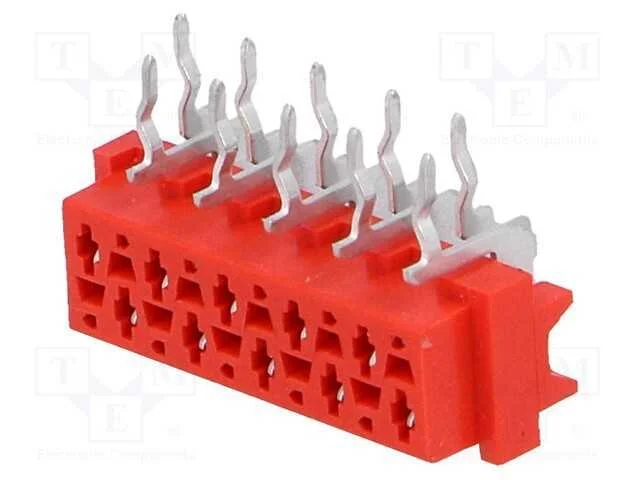Micro-Match, Tomada, Fêmea, Pin: 10, Tht, para Pcb, Sistema: 2x5